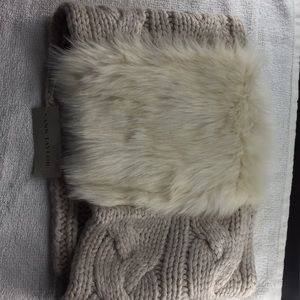 Ann Taylor Faux fur Infinity Scarf